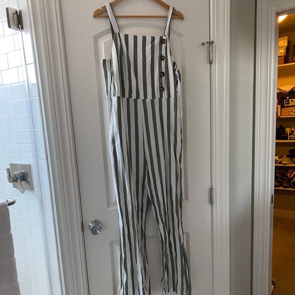 Striped Jumpsuit